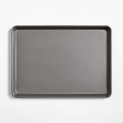 View Crate & Barrel Pro Half Baking Sheet with Silicone Non-Stick Coating, Made by USA Pan details