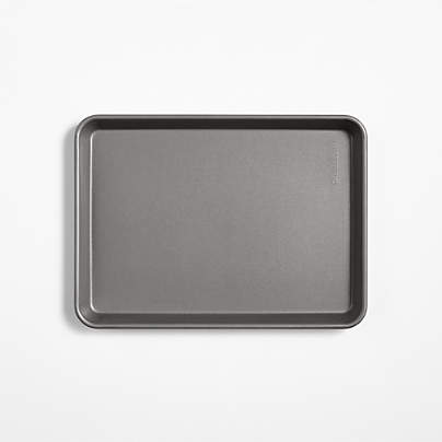 Crate & Barrel Pro Quarter Baking Sheet with Silicone Non-Stick Coating, Made by USA Pan