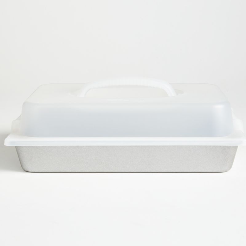 Rectangle Cake Pan with Lid, 9x13, Nonstick - USA Pan