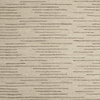 Udaipur Textured Wool Handwoven Stone Grey Area Rug 10'x14'