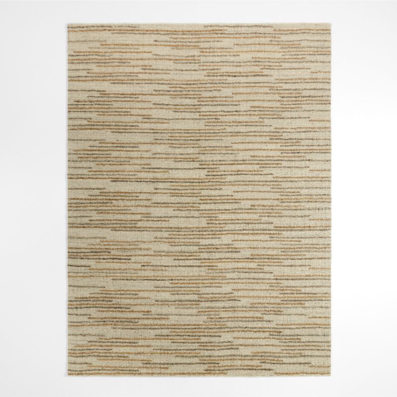 Udaipur Textured Wool Handwoven Taupe Area Rug 10'x14' - image 2 of 6