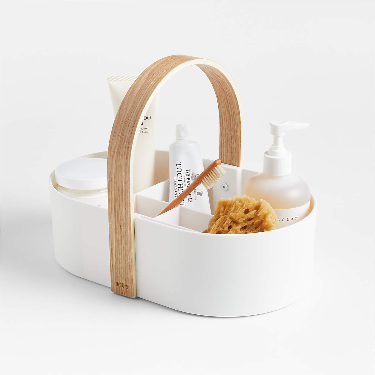 Umbra Bellwood White Utility Caddy + Reviews Crate & Barrel