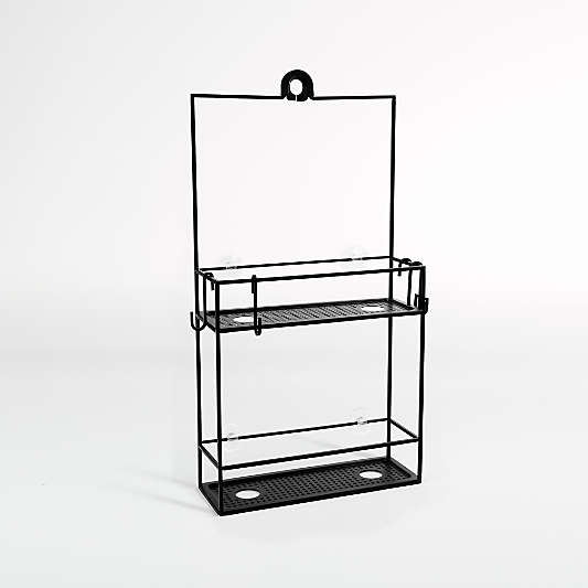 Umbra Cubiko Black Hanging Shower Caddy