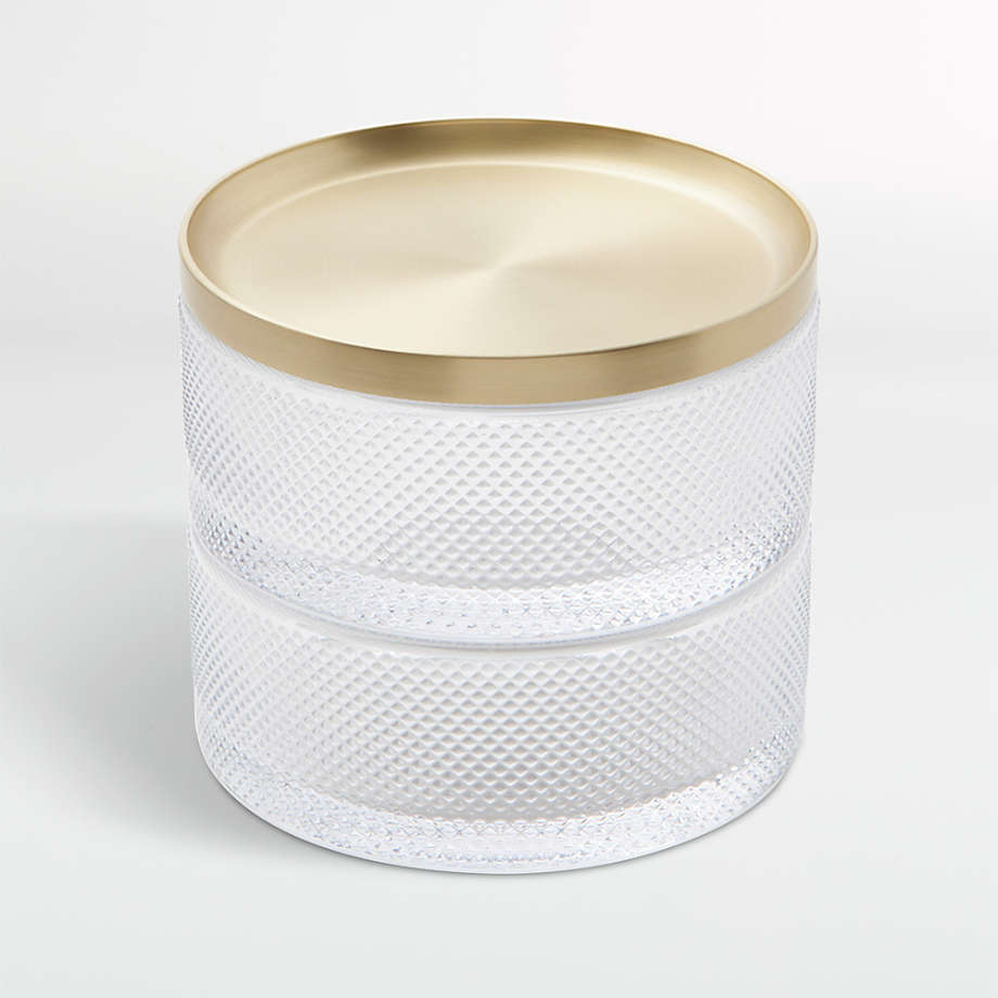Umbra Tesora Glass Jewelry Storage Box + Reviews Crate & Barrel