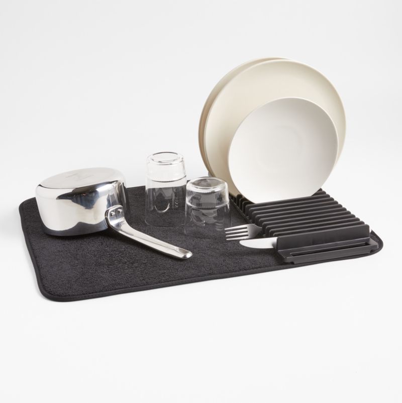 Umbra UDry Over the Sink Dish Rack with Dry Mat