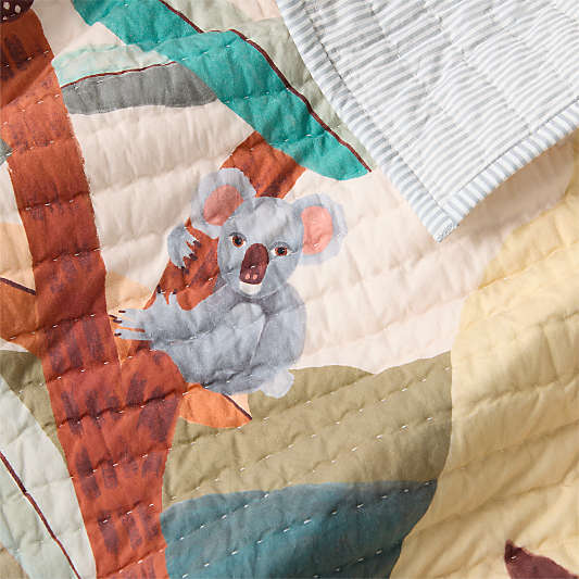 Undiscovered Lands by Karina Jambrak Organic Cotton Kids Twin Quilt