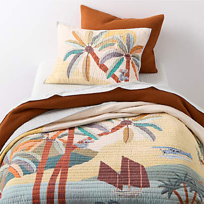 Undiscovered Lands by Karina Jambrak Organic Cotton Kids Quilt
