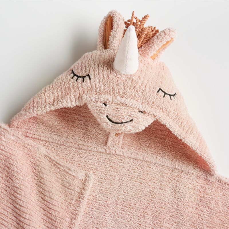 Unicorn Organic Hooded Baby Towel - image 11 of 14