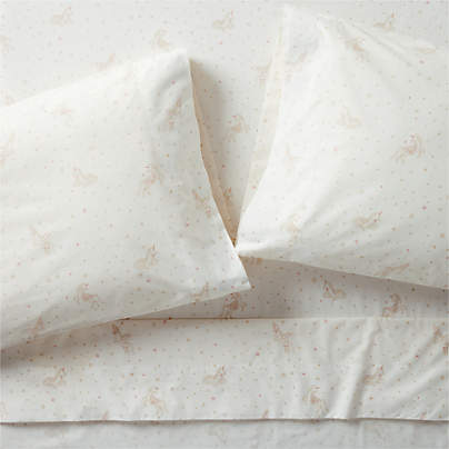 Stay Cool Unicorn Dreams Organic Cotton Kids Full Sheet Set