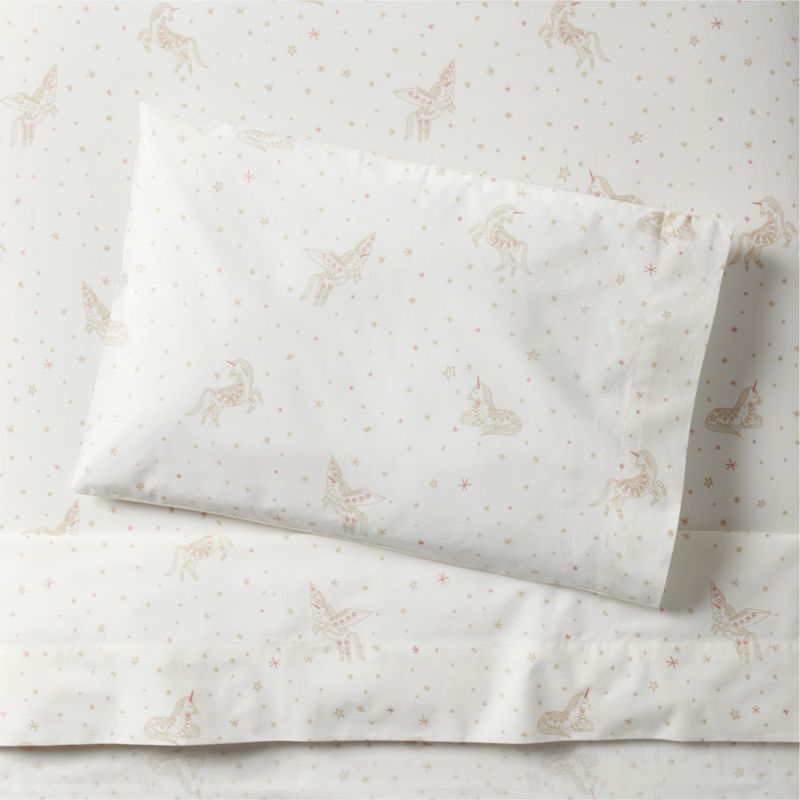 Unicorn Dreams Organic Cotton Toddler Sheet Set