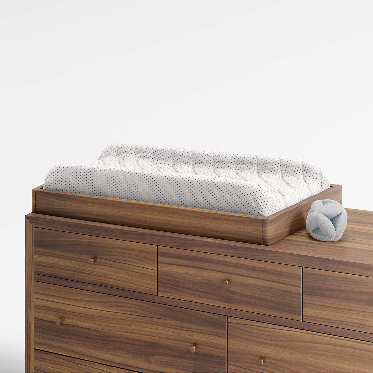 Taylor Wood Baby Changing Table Topper for Dresser + Reviews Crate & Kids