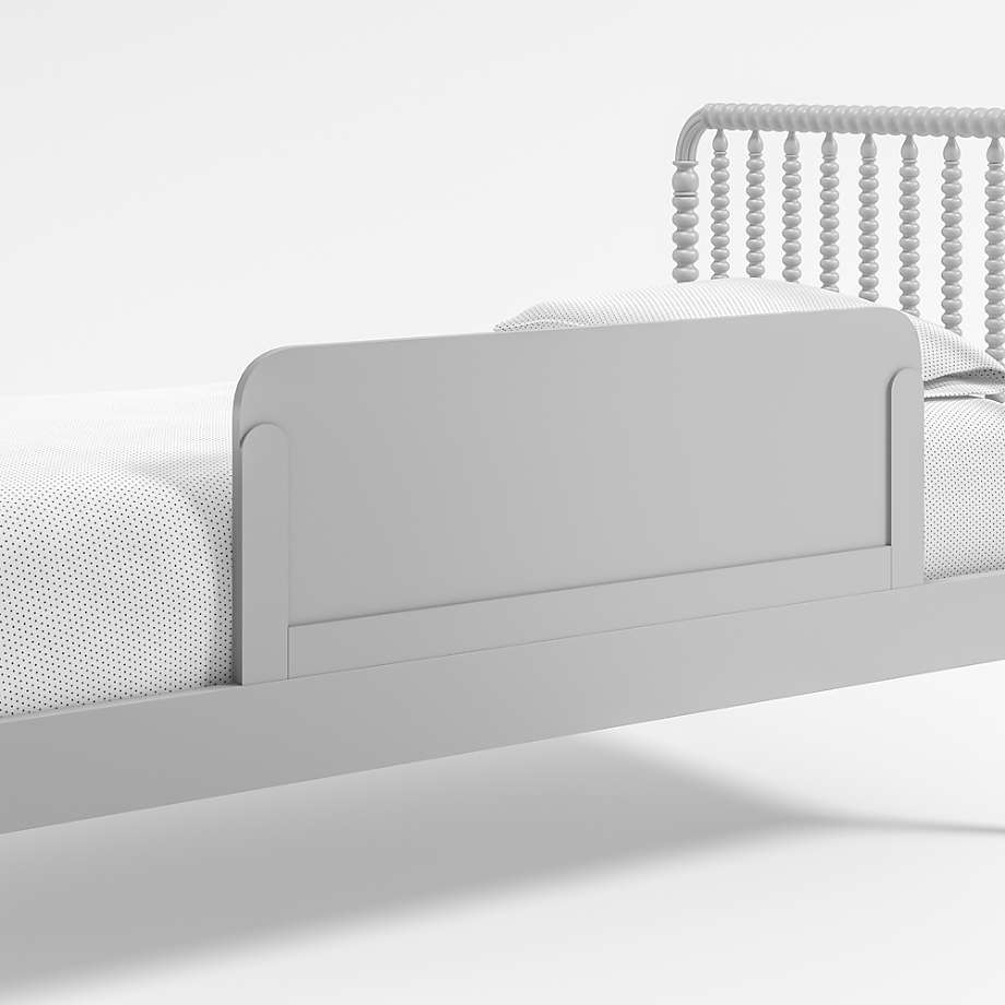 Jenny Lind Kids Light Grey Wood Spindle Bed Rail + Reviews Crate & Kids
