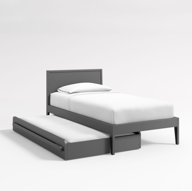 Charcoal Kids Twin Trundle Bed - image 3 of 6