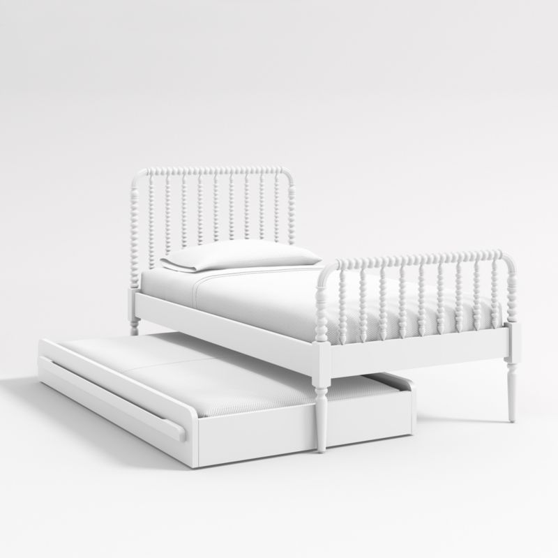 Kids White Twin Trundle Bed - image 9 of 13