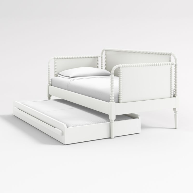 Kids White Twin Trundle Bed - image 3 of 13