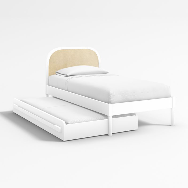 Kids White Twin Trundle Bed - image 5 of 13