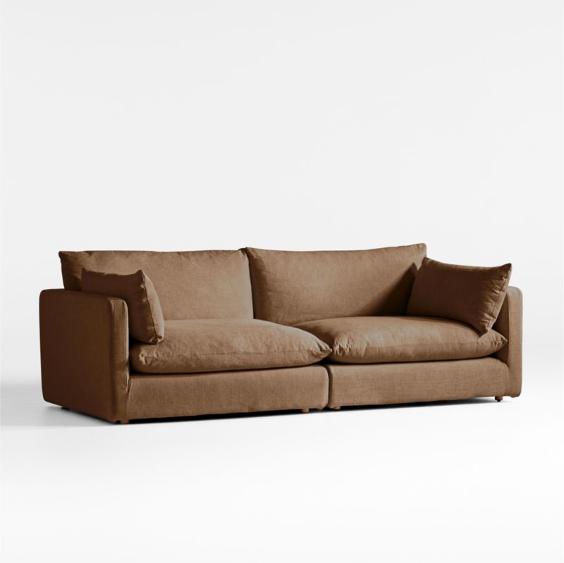 Unwind Modular 2-Piece Slipcovered Sectional Sofa - image 3 of 5