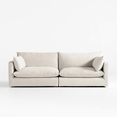 Unwind 2-Piece Slipcovered Sectional