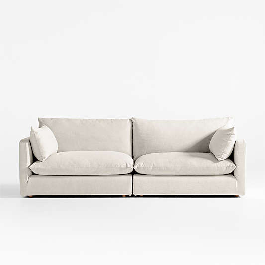 Unwind 2-Piece Slipcovered Sectional