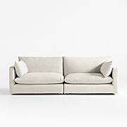 Unwind Slipcovered Sofa (92"-148")