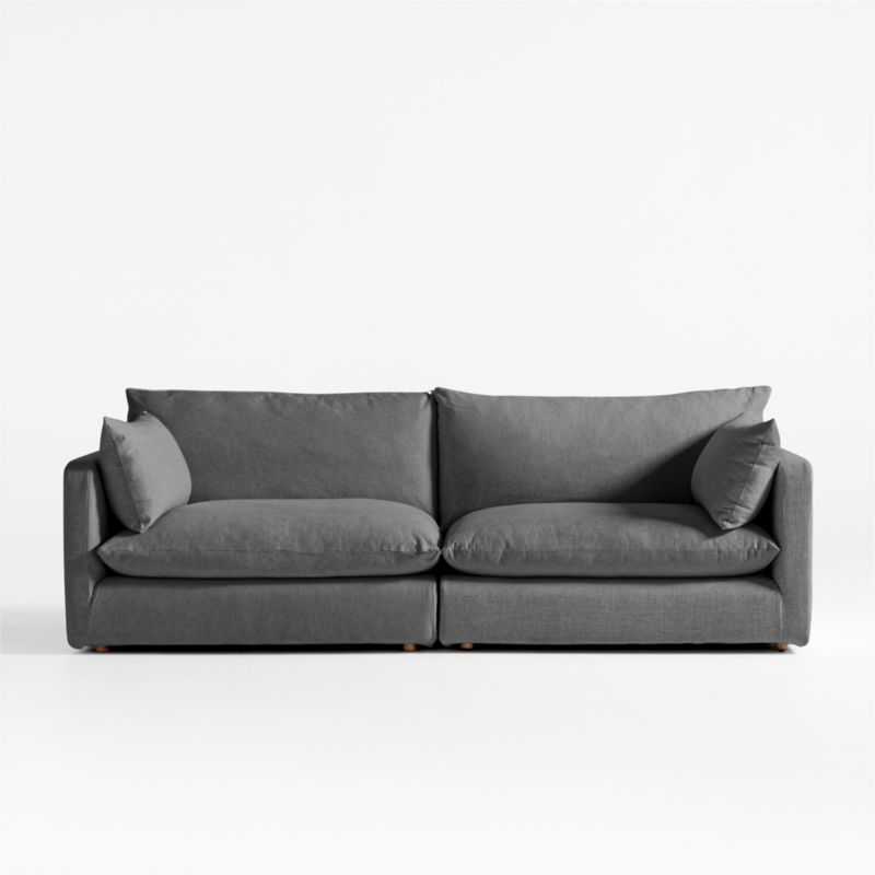 Unwind Modular 2-Piece Slipcovered Sectional Sofa - image 0 of 5