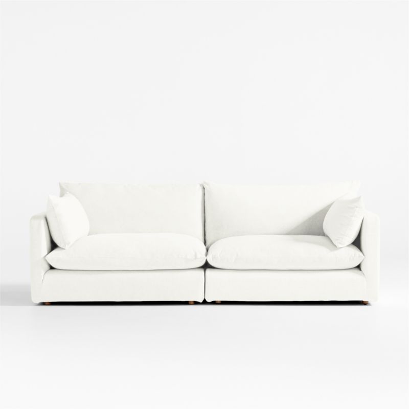 Unwind Modular 2-Piece Slipcovered Sectional Sofa - image 0 of 5