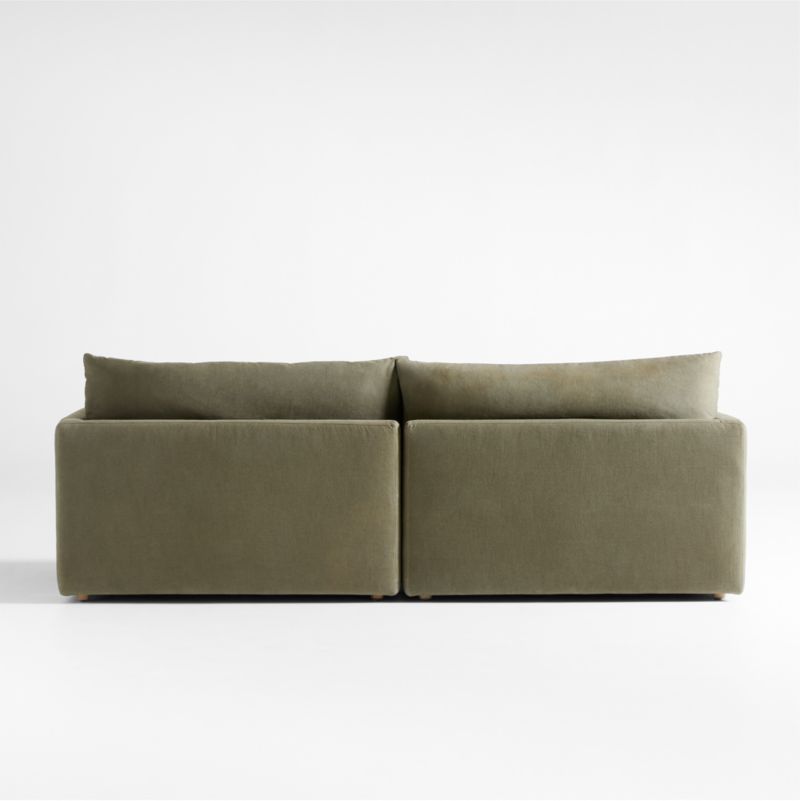 Unwind Modular 2-Piece Slipcovered Sectional Sofa - image 4 of 6