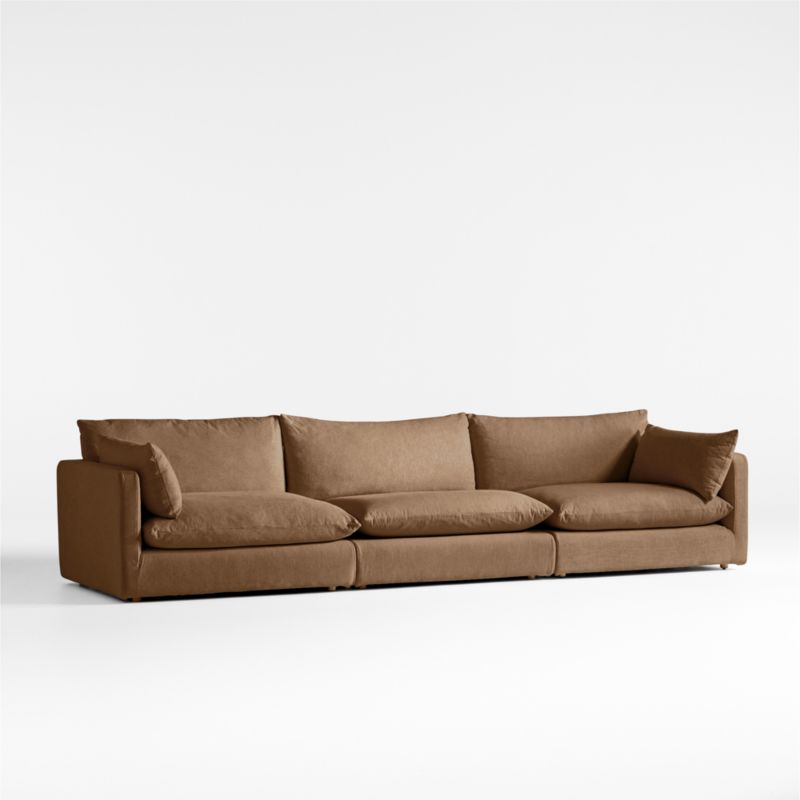 Unwind Modular 3-Piece Slipcovered Sectional Sofa - image 3 of 5