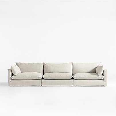 Unwind 3-Piece Slipcovered Sectional