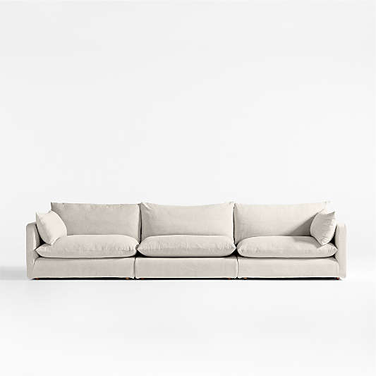 Unwind 3-Piece Slipcovered Sectional