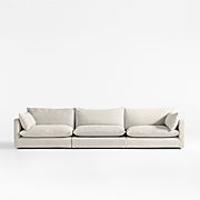 Unwind 3-Piece Slipcovered Sectional