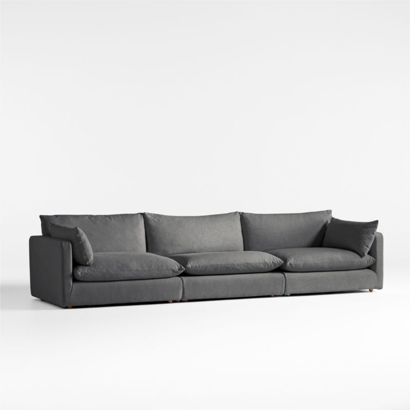 Unwind Modular 3-Piece Slipcovered Sectional Sofa - image 3 of 5