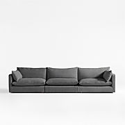 Unwind Slipcovered 92" Sofa