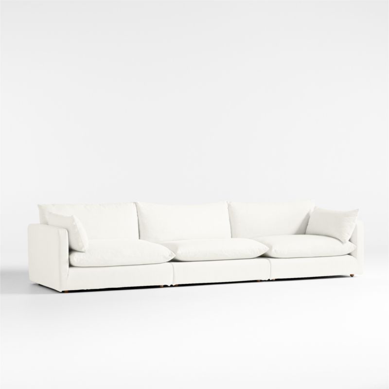 Unwind Modular 3-Piece Slipcovered Sectional Sofa - image 4 of 5