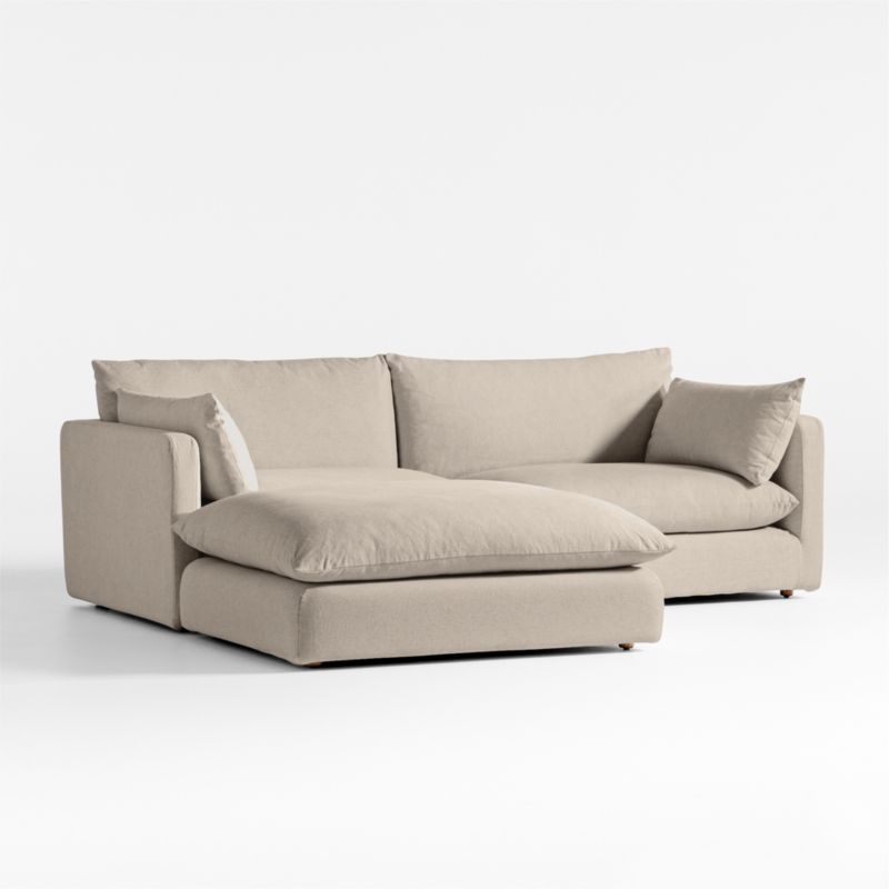 Unwind Modular 3-Piece Slipcovered Reversible Sectional Sofa - image 6 of 7