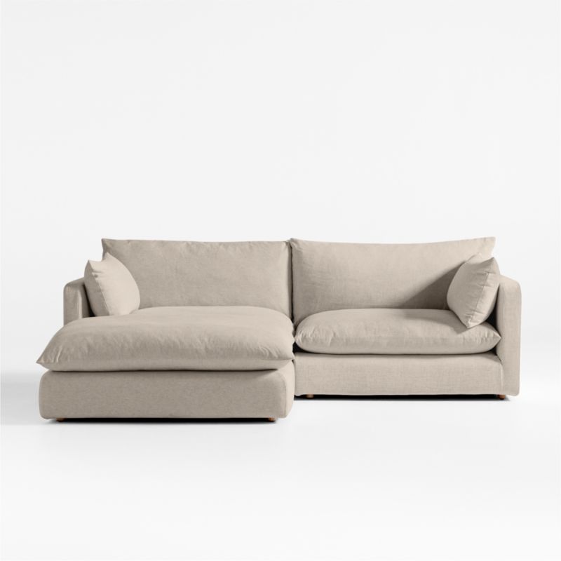 Unwind Modular 3-Piece Slipcovered Reversible Sectional Sofa - image 4 of 7