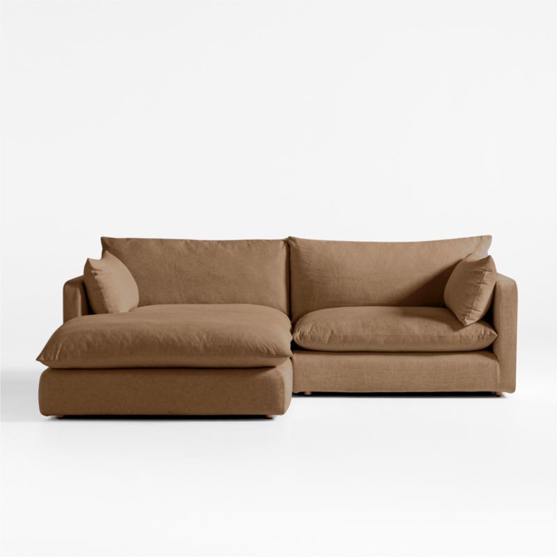 Unwind Modular 3-Piece Slipcovered Reversible Sectional Sofa - image 3 of 7