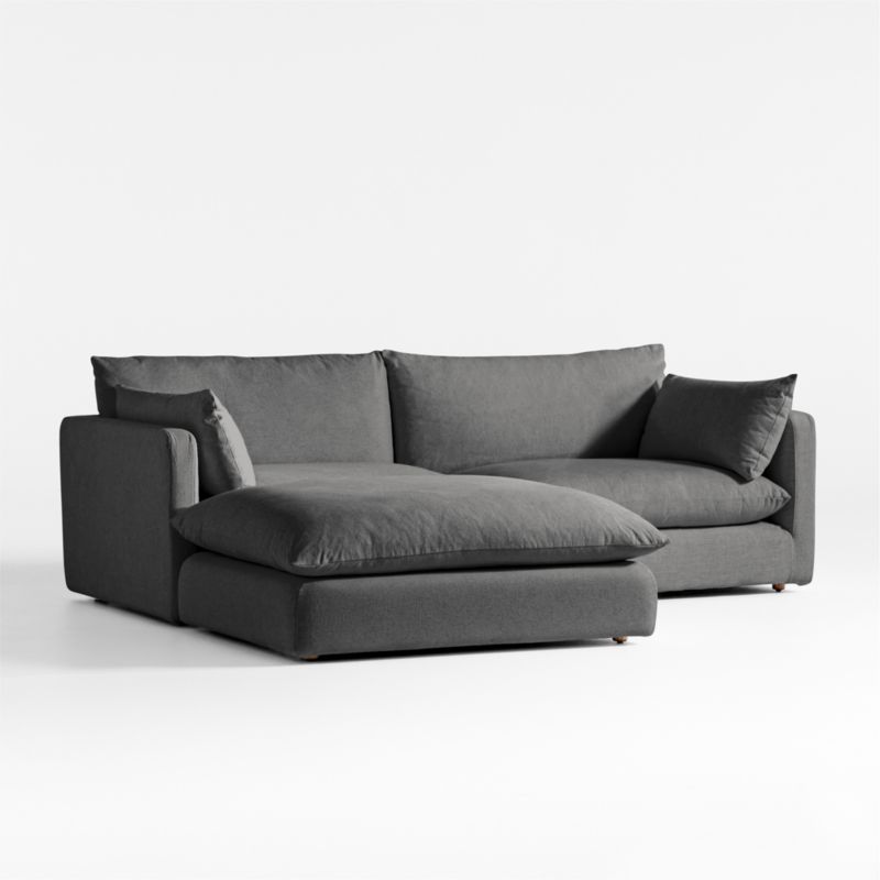 Unwind Modular 3-Piece Slipcovered Reversible Sectional Sofa - image 5 of 7