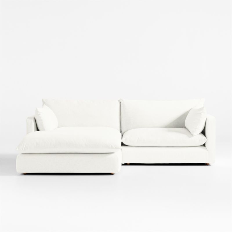 Unwind Modular 3-Piece Slipcovered Reversible Sectional Sofa - image 3 of 7