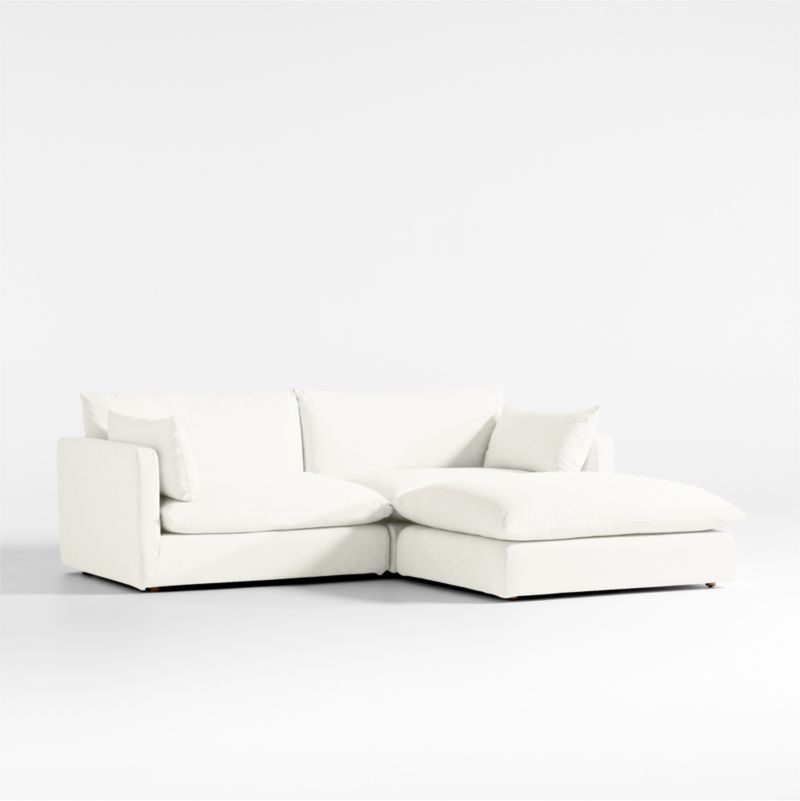 Unwind Modular 3-Piece Slipcovered Reversible Sectional Sofa - image 5 of 7