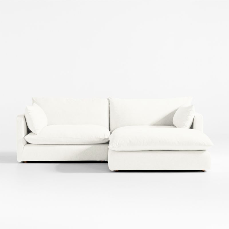 Unwind Modular 3-Piece Slipcovered Reversible Sectional Sofa - image 0 of 7