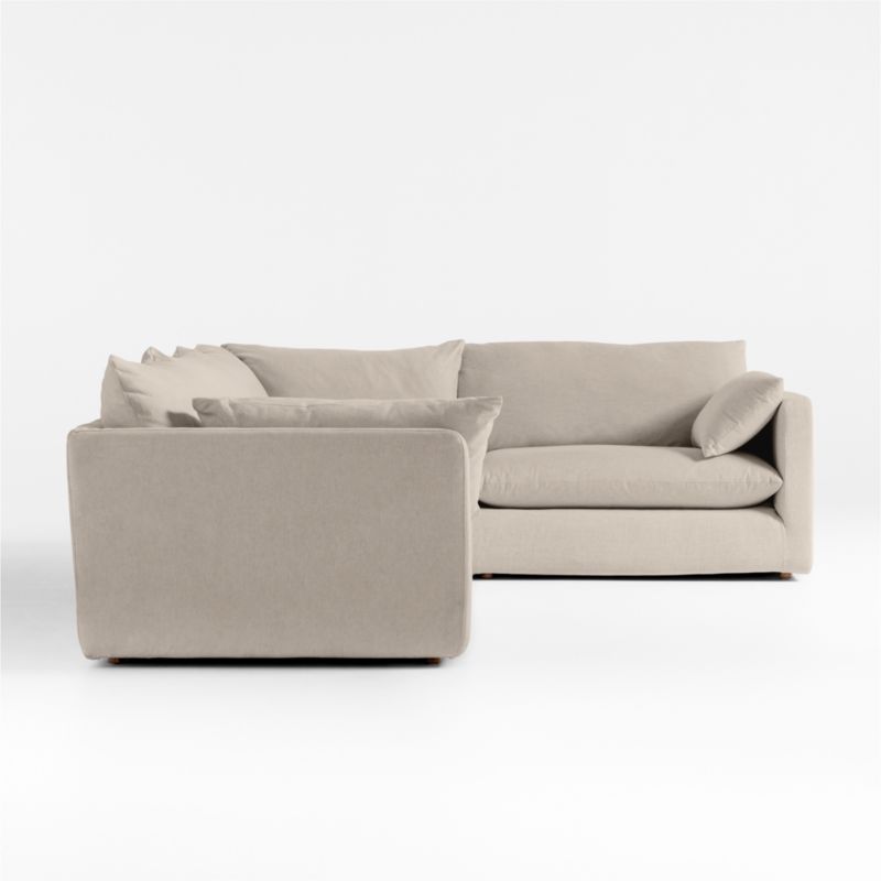 Unwind Modular 4-Piece Slipcovered L-Shaped Sectional Sofa - image 5 of 6