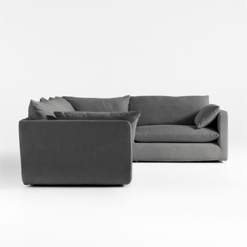 Unwind Modular 4-Piece Slipcovered L-Shaped Sectional Sofa - image 3 of 6