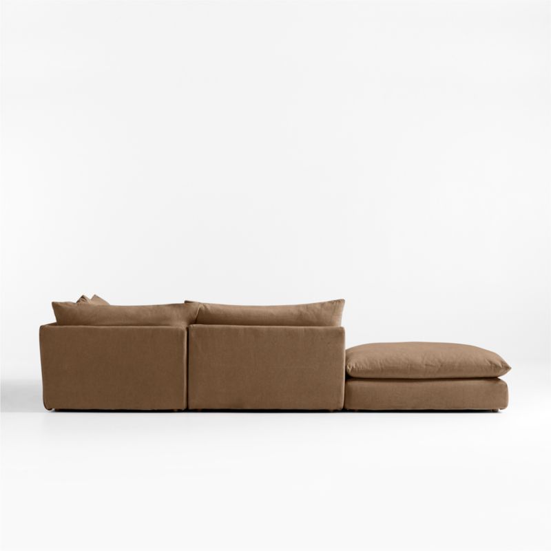 Unwind Modular 4-Piece Slipcovered Sectional Sofa - image 4 of 5