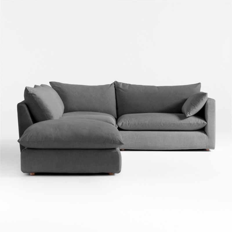 Unwind Modular 4-Piece Slipcovered Sectional Sofa - image 2 of 5