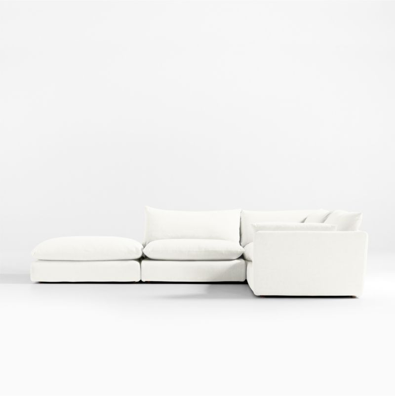 Unwind Modular 4-Piece Slipcovered Sectional Sofa - image 1 of 5