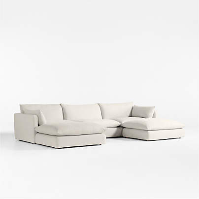 Unwind 5-Piece Slipcovered Sectional Sofa