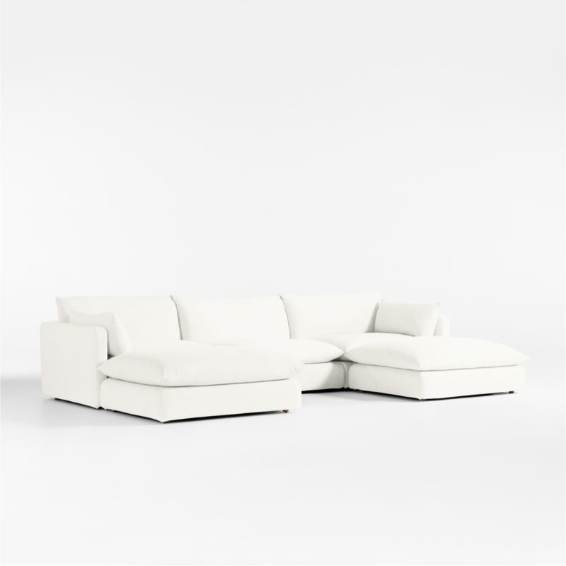 Unwind Modular 5-Piece Slipcovered Sectional Sofa - image 0 of 4