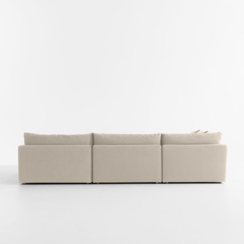 Unwind Modular 6-Piece Slipcovered Sectional Sofa with Ottoman - image 6 of 8