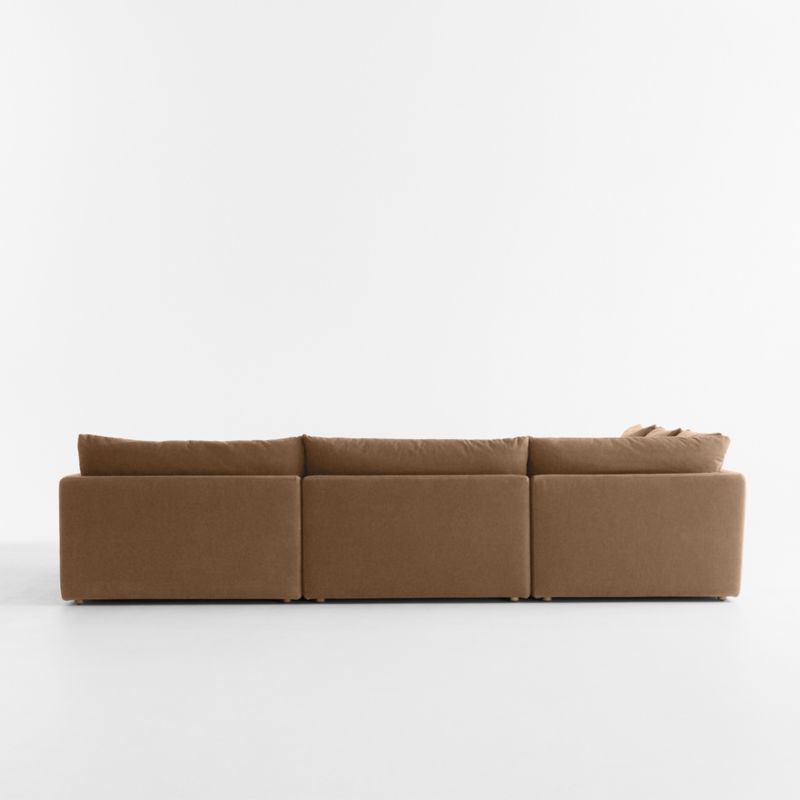 Unwind Modular 6-Piece Slipcovered Sectional Sofa with Ottoman - image 6 of 8